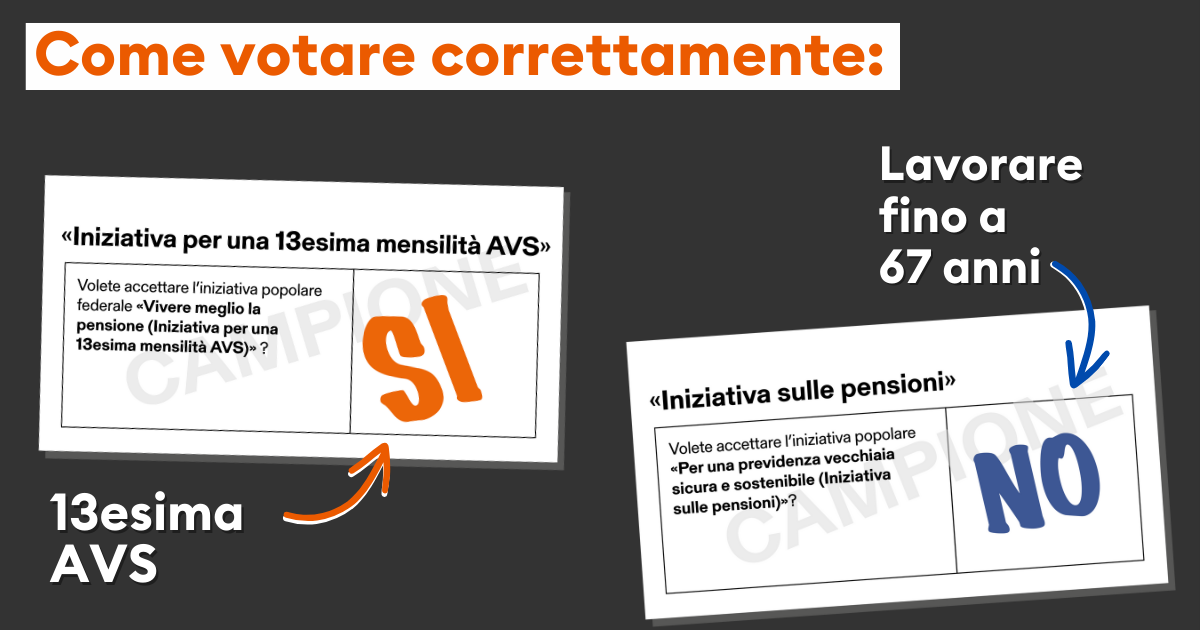 Come votare corretamente